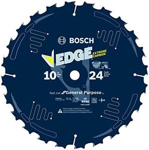 Bosch DCB1024 10 in. 24 Tooth Daredevil Table and Miter Saw Blade Fast Ripping