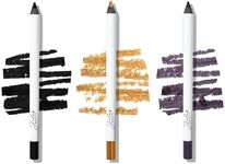 Julep When Pencil Met Gel Eyeliner Trio – Blackest Black, Sunset Gold, Smoky Plum – Long-Lasting, Smudge-Proof Gel Eyeliner GIft Set for Holiday 2024