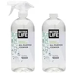 Better Life All Purpose Cleaner - Multipurpose Home and Kitchen Cleaning Spray for Glass, Countertops, Appliances, Upholstery & More - Multi-surface Spray Cleaner - 32oz (Pack of 2) Unscented