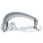 Uvex Stealth Safety Goggles with Clear HydroShield Anti-Fog Lens, Grey Body & Neoprene Headband (S3960HS)