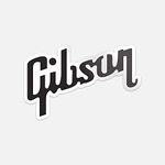 Gibson Logo Sticker Car Bumper Decal - Longer Side 5''