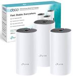 TP-Link Deco M4 Whole Home Mesh Wi-Fi System, Up to 4000 sq ft Coverage, Qualcomm CPU, Dual-Band AC1200 with Gigabit Ports, Compatible with Amazon Echo/Alexa, Parent Control, Pack of 3