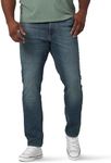Lee Men's Big & Tall Extreme Motion Athletic Taper Jean, Mega, 44W x 32L