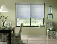 Windowsandgarden Cordless Aluminum Mini Blinds, 71W x 60H, White, Custom Sizes from 18 to 72 Wide