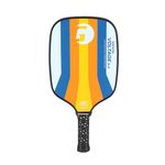 GAMMA Sports 5.0 Pickleball Paddle, Graphite Pickleball Paddle with Polypropylene Core and Honeycomb Grip, Blue and Orange, 4 (1/4)