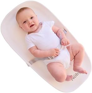 Nuby Diaper Changing Pad with Safety Harness for Infants - Non-Slip Base, Contoured Sides, Soft Foam, and Waterproof Surface