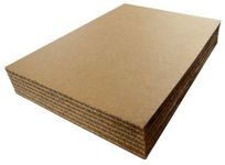 A3 420mm x 297mm Thick Double Wall Cardboard Corrugated Sheets Pads Dividers Art Craft Board Qty 10 Sheets