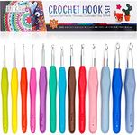 Bright Creations Ergonomic Crochet Hook Set (5.5 in, 13 Pack)