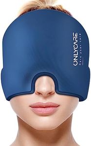 ONLYCARE Migraine Cap Bonnet migraine poche de glace, Poche de glace en gel, Migraine Masque de glace anti migraine Bonnet rafraîchissant en gel, Chapeau de migraine, Cold Therapy Cap Migraine Relief