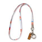 MNGARISTA Neck Lanyard for Keys, Floral Key Lanyard for Women, Durable ID Lanyards with Keyring and Clasp for ID Badges, School ID or Wallets, Minimalism