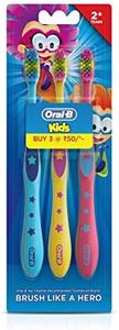 Oral-B Kids Toothbrush, Extra Soft (Pack of 3)