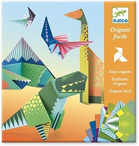 Djeco DJ08758 Dinosaurs Origami Paper Craft Set
