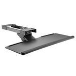 KBTUD02 Ergonomic Underdesk Keyboard Tray Shelf w/Wrist Rest, Swivel, Tilt & Height Adjustable