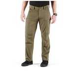 5.11 Tactical Men's Apex Cargo Trousers, Flex-Tac Stretch Fabric, Gusseted, Teflon Finish, Ranger Green, 34x32, Style 74434