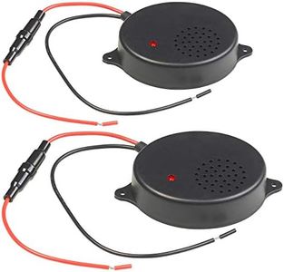 Lescars 2 dispositifs Anti-martre à ultrasons 118 DB pour Batterie de Voiture 12 V