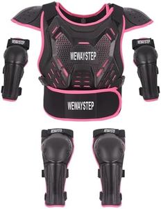 Kids Dirt Bike Gear Motorcycle Armor, Kids Chest Protector Motocross Motorcycle Protective Gear Body Armor Vest Knee Pads Elbow Pads Kids Gear Armor Suit for Cycling Off-Road Riding