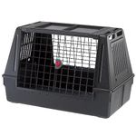 Ferplast Atlas Vehicle SUV Dog Crate, Assembled Car Dog Crate Measures 32L x 20W x 24H & is Ideal for Small to Medium Dog Breeds, Black