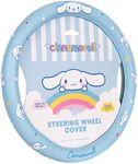 Cinnamoroll Steering Wheel Cover, Official Sanrio Car Steering Wheel Cover with Universal Size 14.5-15.5, Cute Blue Steering Wheel Cover for Women, Cinnamoroll Car Accessories (Cinnamoroll Blue)