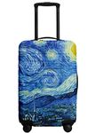 URBEST Luggage Cover Protector Suitcase Anti Scratch Dirt Covers, Starry Night, S(18"-22" Suitcase)