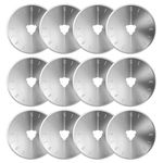 28mm Rotary Cutter Blades Set, Fits Fiskars, Olfa, Truecut, Martelli & More, AGPtEK Rotary Replacement Blades, Pack of 12, Perfect for Quilting Scrapbooking Sewing Arts Crafts