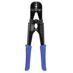 iCrimp Hand Swage Wire Rope Crimping Tools for Aluminum Duplex Hourglass Sleeves, Aluminum Stop Buttons, Copper Duplex Sleeves with Built-in Cable Cutter Works from 1.2mm to 3.5mm