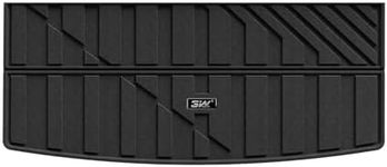 3W Cargo Liner Fit for 2021 2022 2023 2024 Chevy Tahoe/GMC Yukon/Cadillac Escalade 7 Seat, TPE All Weather Custom Fit Heavy Duty Car Accessories Trunk Mats 7 Passengers