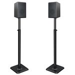 Mounting Dream Speaker Stands Height-Adjustable for Satellites up to 5 kg, Set of 2 Floor Stands