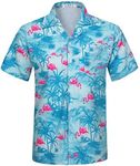 APTRO Men's Hawaiian Shirt Short Sl