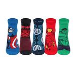 Supersox Ankle Disney Avenger Ankle Length, Multicolor Socks For Kids, Made With Breathable, Anti Odour & Moisture Absorbent Cotton With A Extra Durable Welt, Ideal For All Day Wear