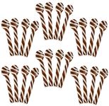 VERSAINSECT Hot Cocoa Candy Spoons 24 Pack Edible Hot Cocoa Stirrers Candies Spoon Individually