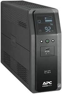 APC UPS 1000VA Sine Wave UPS Battery Backup and Surge Protector, BR1000MS Backup Battery Power Supply with AVR, (2) USB Charger Ports