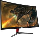 MSI Full HD FreeSync Gaming Monitor 24" Curved Non-Glare 1ms Led Wide Screen 1920 X 1080 144Hz Refresh Rate (Optix G24C),Black/Red
