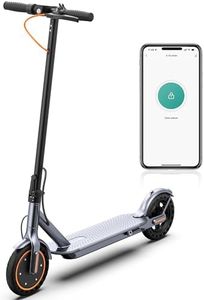 VOLPAM 8.5'' Electric Scooter, Max 20 Miles Range, Peak 500W Motor, Max 19 MPH Speed, Dual Braking, Folding Commuting Electric Scooter Adults, Max Load 264Ibs (Orange&Grey)