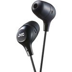 JVC HAFX38B Marshmallow Earphones Black