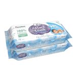 Himalaya Nature Touch Water Baby Wipes |72 Wipes - Pack of 2| 99% Pure Water | 100% Plant-Based Biodegradable Wipes | Organic Coconut Oil | for Sensitive Skin from Day 1 |Unscented