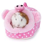 JanYoo Guinea Pig Rat Accessories Toys House Hideout Cage Supplies Chinchilla Cage Ferret Gerbil(S,Pig)