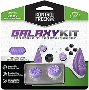 KontrolFreek FPS Freek Galaxy Performance Kit for Xbox One and Xbox Series X Controller | Includes Thumbsticks and Grips | Purple