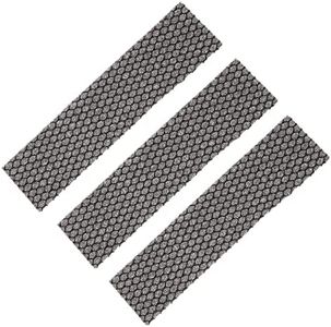 PATIKIL 8.5" x 2" x 0.2" Air Conditioner Foam Filter, 3 Pack Air Filtering Replacement Washable Reusable for Air Conditioning Purifiers, Black