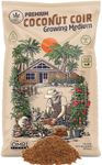 Happy Trees Coco Coir Loose Coconut Fiber Growing Medium, Potting Mix, Seed-Starting, Premium Quality, Triple-Washed for Low Salt/EC, pH Balanced, Peat-Free, OMRI Organic, 50L (1.8 cu.ft.)