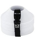 ZK GLOBAL Training Soccer Mini Disc Cones (Set of 25) - White