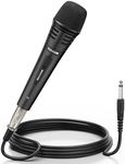 TONOR Dynamic Karaoke Microphone for Singing with 16.4ft/ 5M XLR Cable, Metal Handheld Mic Compatible with Karaoke Machine/Speaker/Amp/Mixer for Karaoke Singing, Speech, Wedding and Outdoor Activity