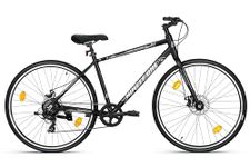 Ninety one Storm Shadow Cycle in 29t 700c in Full Alloy Frame Wheel Size with Dual disc Brakes with 7 Speed Shi-Mano Gear for Extra Smooth Riding