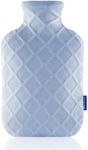 DICEVER Hot Water Bottle with Soft Cover, 2L Hot Water Bag, Hot and Cold Therapies for Sore Muscles, Menstrual Cramps, Neck and Shoulder Pain Relief, Great for Women, Childs, Blue