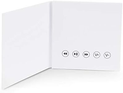 VoiceGift VoiceLP Audio Recording Card, Stores 2 Hours of Clear Audio for Playlist, Special Event Recording, Greeting or Birthday Card
