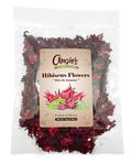 All Natural Hibiscus Flowers 1kg | Whole Flowers and Petals | Perfect for Iced or Hot Tea | Fleurs D'Hibiscus