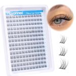 Natural Cluster Lashes CC Curl 168 Pcs Wispy Lash Extensions 9-11MM Mixed Lengths Eyelash Extension Individuals Self Application DIY at Home by Mavphne