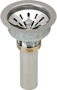 Elkay LK99FC Deluxe Drain with Type 304 Stainless Steel Body for Fireclay Sinks