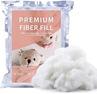 100g/3.5oz Polyester Fiber Fill Premium Polyester Fiberfill Fiber Fill Stuffing Fluff Stuffing High Resilience Stuffing for Stuffed Animal Crafts, Pillow Stuffing, Cushions Stuffing