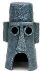 Penn-Plax Spongebob Squarepants Officially Licensed Aquarium Ornament – Squidward’s Easter Island Home – Large