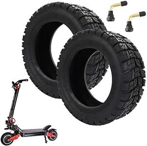 YBang 100/65-6.5 Off-Road Vacuum Tire for VSETT 11+/Zero 11X/Dualtron for 11 Inch Electric Scooter, Tubeless Wider and Thicker Tires, Non-Slip Spare Wheels for Scooter (2 PCs)